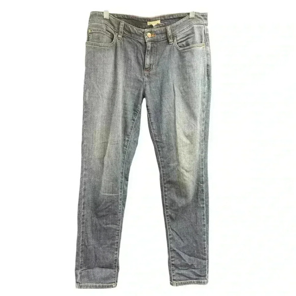 Eileen Fisher Straight Light Wash Denim Soft Organic Cotton Jeans Size 6 - Picture 1 of 8